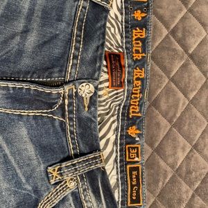 Rock Revival size 36 Easy Crop Jeans